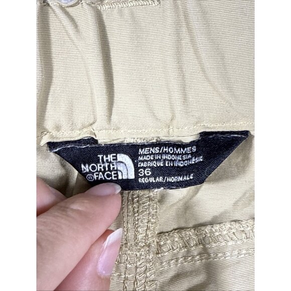 North Face Roan Shorts Mens Size 36 Beige Performance Stretch Outdoors Comfort - Picture 8 of 13